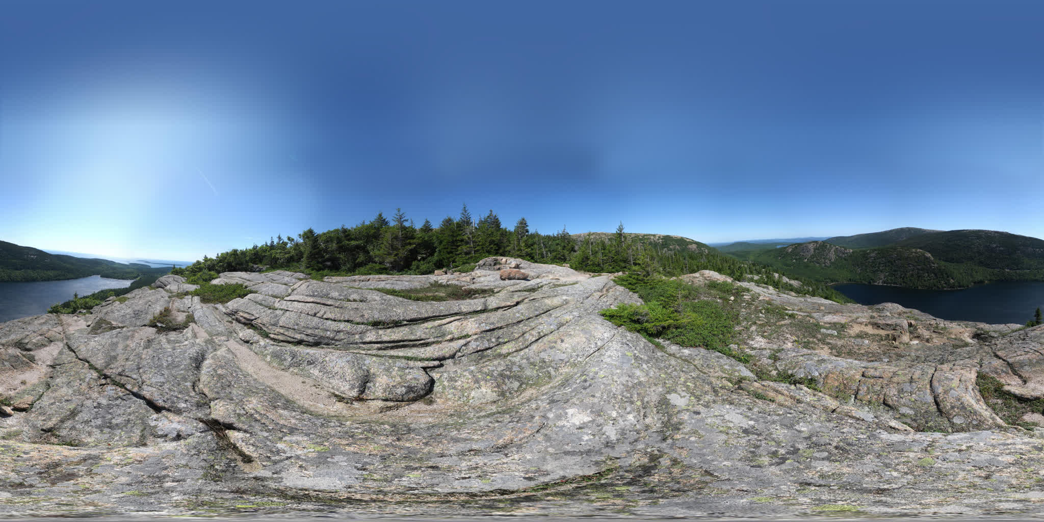 Flat 2:1 unwrap of an equirectangular 360 photo